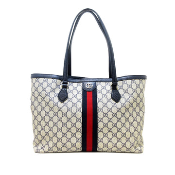 GUCCI Medium GG Supreme Ophidia Tote Tote Bag