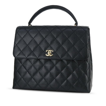 CHANEL Caviar Kelly Top Handle Bag