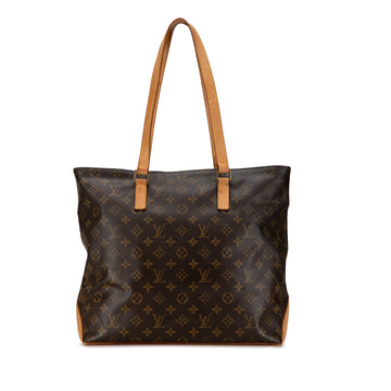 LOUIS VUITTON Monogram Cabas Mezzo Tote Bag