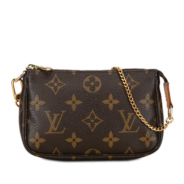LOUIS VUITTON Monogram Mini Pochette Accessoires Handbag