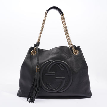 Gucci Soho Tote Black Leather