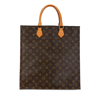 LOUIS VUITTON Monogram Sac Plat Tote Bag