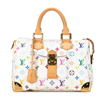 LOUIS VUITTON Monogram Multicolore Speedy 30 Boston Bag