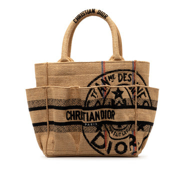 DIOR Small Jute Catherine Tote Tote Bag