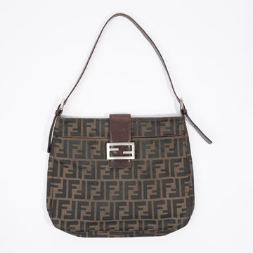 Fendi Zucca Shoulder Bag Monogram Canvas