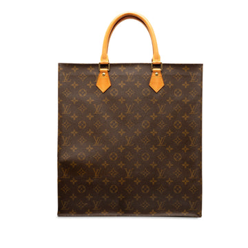 LOUIS VUITTON Monogram Sac Plat Tote Bag