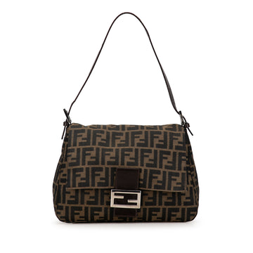 FENDI Zucca Canvas Mamma Forever Shoulder Bag