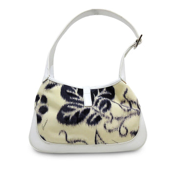 GUCCI Printed Canvas Jackie Shoulder Bag