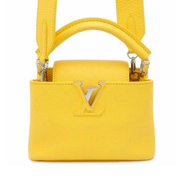 LOUIS VUITTON Taurillon Mini Capucines Satchel