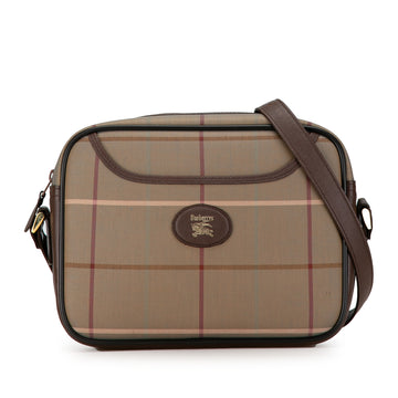 BURBERRY Vintage Check Canvas Crossbody Crossbody Bag