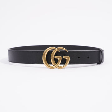 Gucci GG Marmont Belt Black Leather 80cm 32