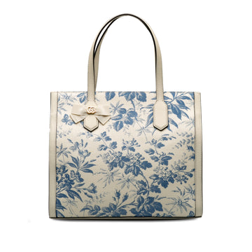 GUCCI GG Ribbon Herbarium Tote Tote Bag