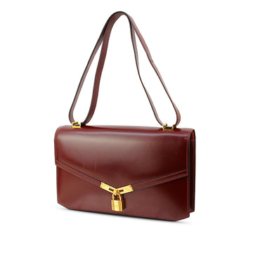 Hermes Box Calf Cadena Lock Crossbody Bag