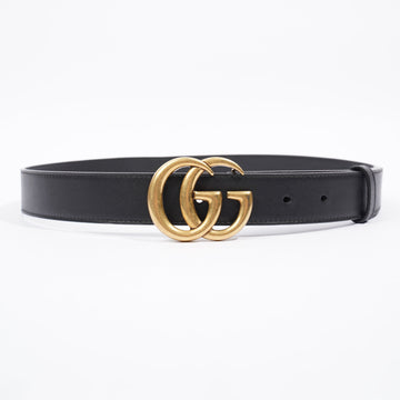 Gucci Marmont Belt Black Leather 80cm 32
