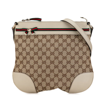 GUCCI GG Canvas Web Mayfair Crossbody Crossbody Bag