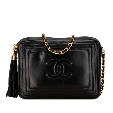 CHANEL CC Lambskin Tassel Crossbody Crossbody Bag