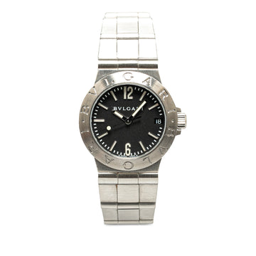 BVLGARI Automatic Stainless Steel Diagono Watch