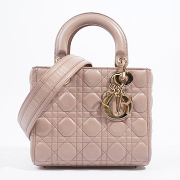 Christian Dior Lady Dior My ABCDior Blush Lambskin Leather Small