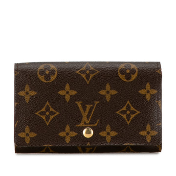 LOUIS VUITTON Monogram Porte Monnaie Billets Tresor Small Wallets