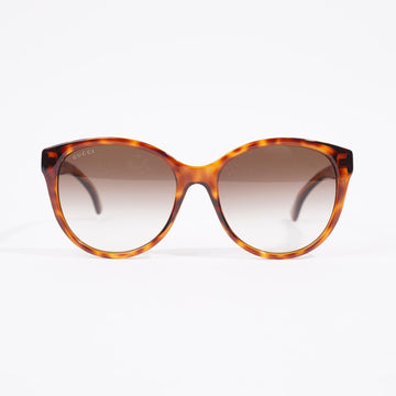 Gucci Havana Sunglasses Brown Acetate 56mm 18mm