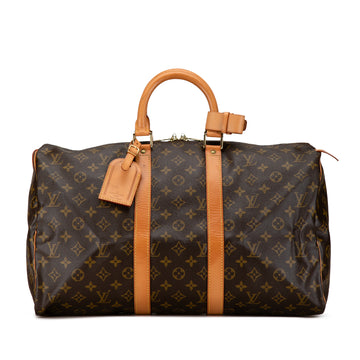 LOUIS VUITTON Monogram Keepall 45 Travel Bag