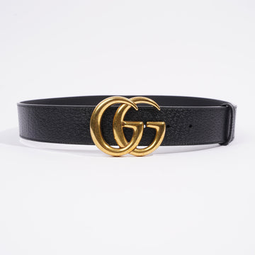 Gucci Marmont Belt Black / Gold Leather 85cm 34'