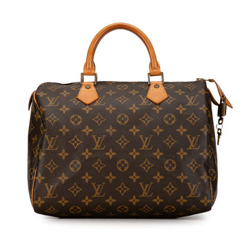 LOUIS VUITTON Monogram Speedy 30 Boston Bag