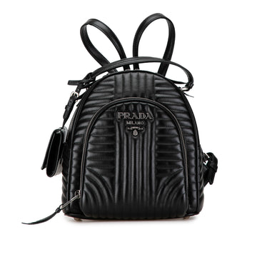 PRADA Soft Calfskin Diagramme Day Backpack