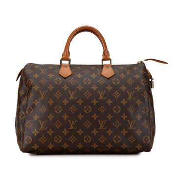 LOUIS VUITTON Monogram Speedy 35 Boston Bag