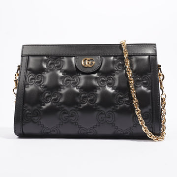 Gucci GG Matelasse Black Matelasse Leather Small