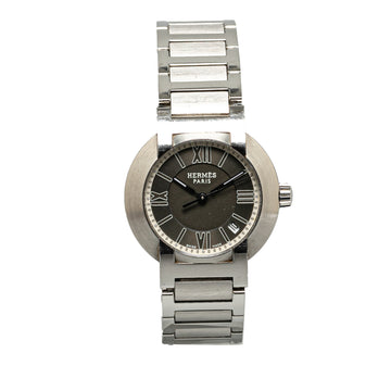Hermes Auto Quartz Stainless Steel Nomade Watch