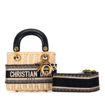 DIORMini Oblique Wicker Lady  Satchel