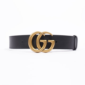 Gucci GG Marmont Belt Black Leather 70cm 28