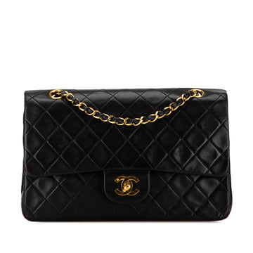 CHANEL Medium Classic Lambskin Double Flap Shoulder Bag