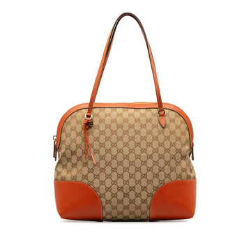 GUCCI Medium GG Canvas Bree Dome Shoulder Bag