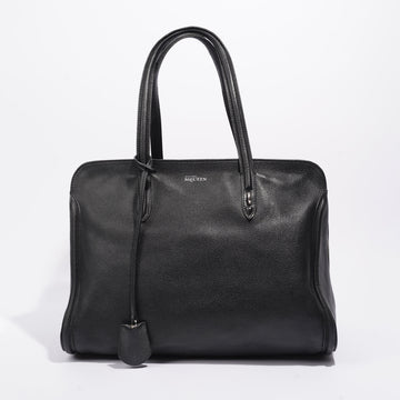 Alexander McQueen Tote Black Grained Leather