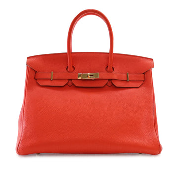 Hermes Togo Birkin Retourne 35 Handbag