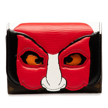 LOUIS VUITTON X Kansai Yamamoto Epi Monogram Kabuki Mask Victorine Compact Wallet Small Wallets