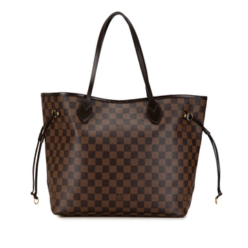 LOUIS VUITTON Damier Ebene Neverfull MM Tote Bag