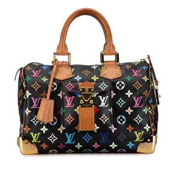 LOUIS VUITTON Monogram Multicolore Speedy 30 Boston Bag