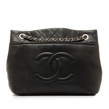 CHANEL Timeless CC Caviar Soft Shopping Tote Tote Bag