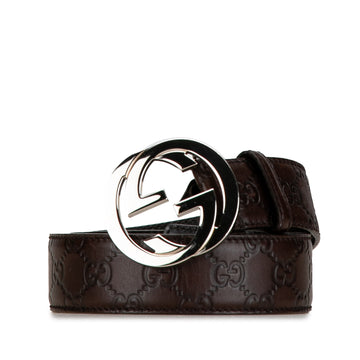 GUCCIssima Interlocking G Belt