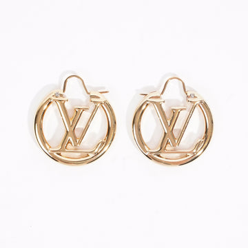 Louis Vuitton Louise PM Earrings Gold Base Metal PM