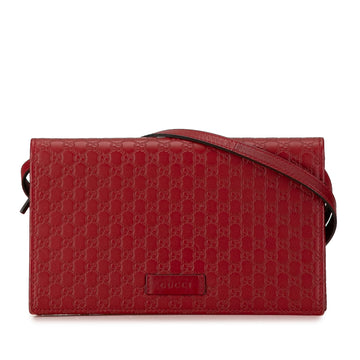 GUCCIMicrossima Wallet on Strap Crossbody Bag