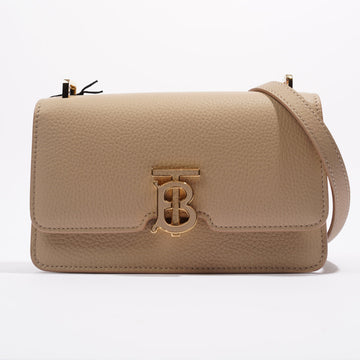 Burberry TB Bag Oat Beige Calfskin Leather Mini