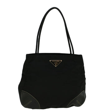PRADA Tote Bag Nylon Black Auth ac2462