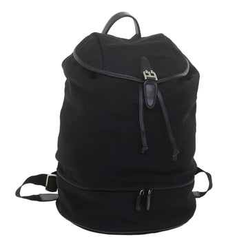 BALLY Backpack Nylon Black Auth ac2502