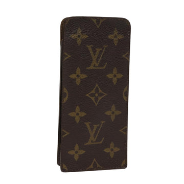 LOUIS VUITTON Monogram Etui Lunette Simple Glasses Case Old model LV Auth ac2888