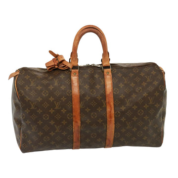 LOUIS VUITTON Monogram Keepall 45 Boston Bag M41428 LV Auth ac3081