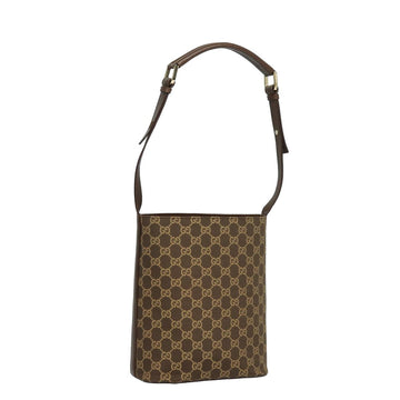 GUCCI GG Canvas Shoulder Bag Brown 001 4286 Auth ac3098